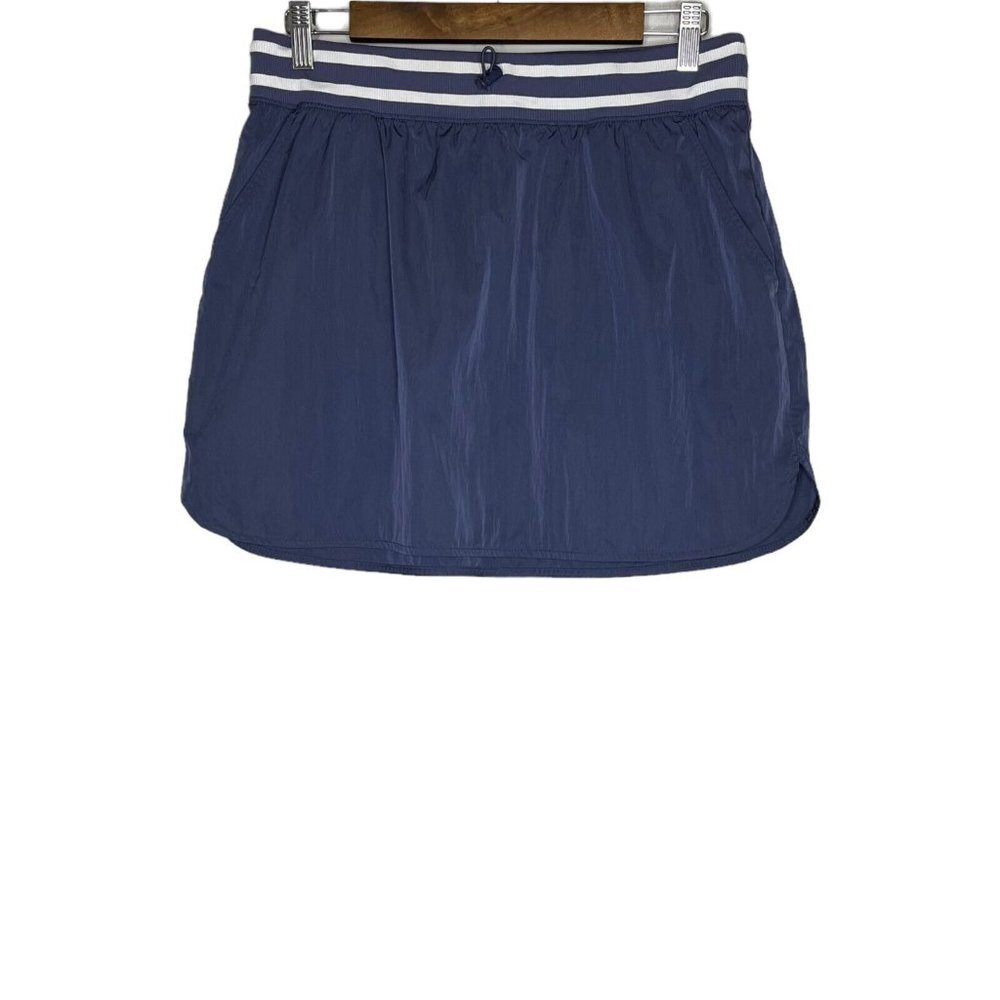 Offline by Aerie Women's Blue and White Athletic‎ Track Skirt Size Large